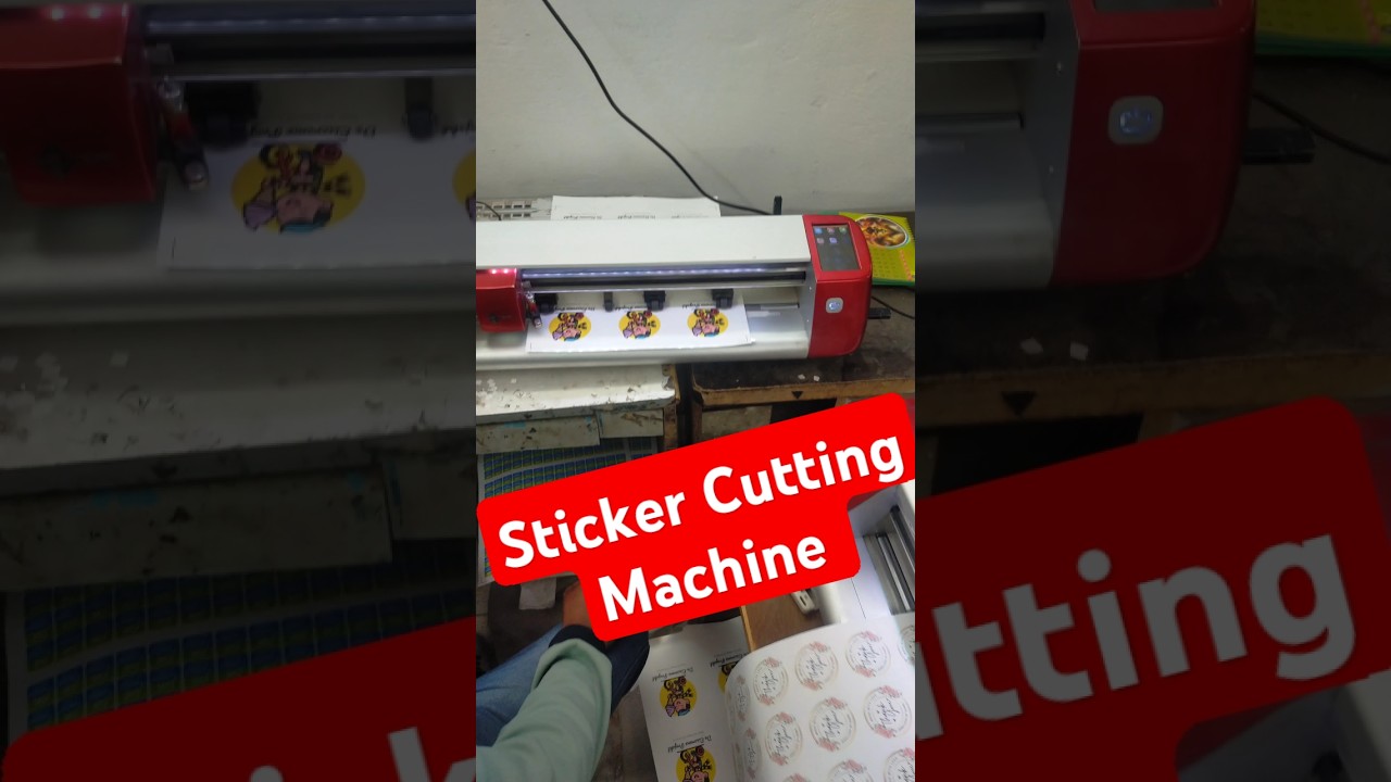Sticker Cutting Machine | Automatic Sticker Cutting Machin In Printer ...