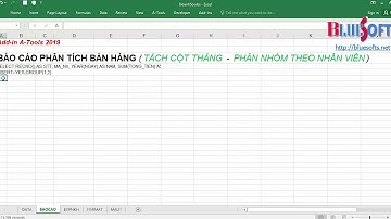 Báo cáo phân nhóm sử dụng hàm VTC trong Add-in A-Tools 9