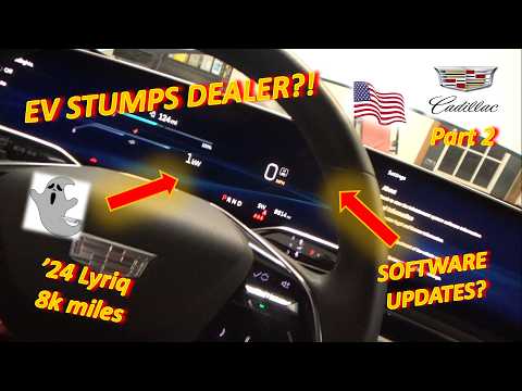 (Pt 2) EV STUMPS the Dealer?! ('24 Cadillac Lyriq EV: 12V Battery goes DEAD; Car is IMMOBILIZED?)