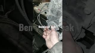 BENDIX AIR LEAK #viral #repair #semi #truck #kenworth #trucks #trendingshorts #truckingvlog
