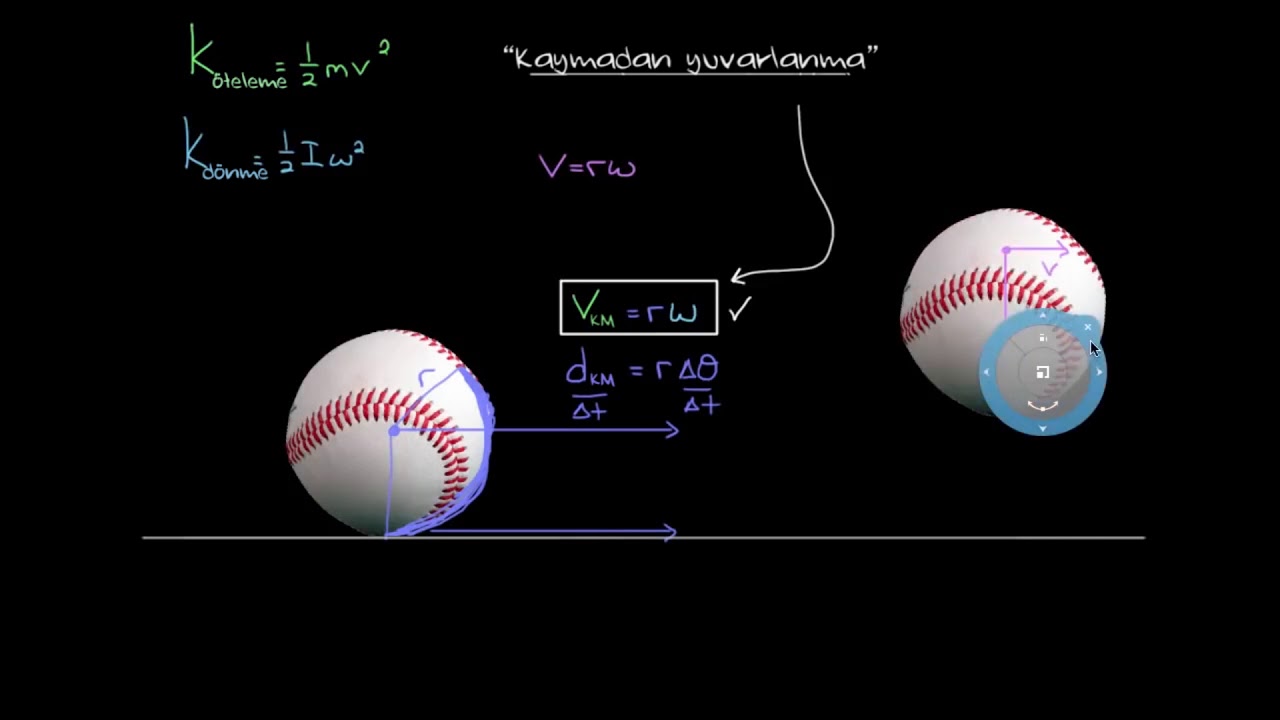 Cisimlerde Kaymadan Yuvarlanma Soruları (Fen Bilimleri) (Fizik)