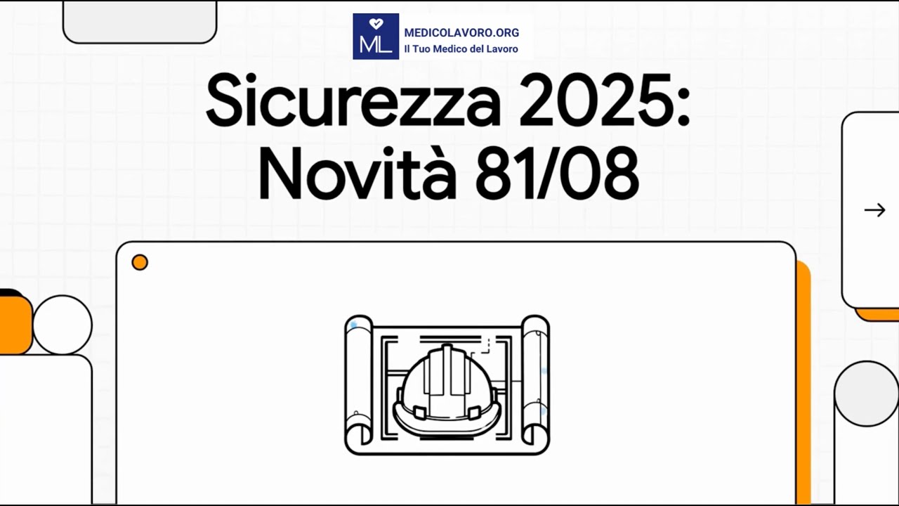 Aggiornamenti 2025 del D. Lgs. 81/08