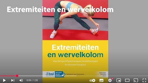 Korte informatievideo Extremiteiten en wervelkolom 2025