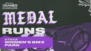 Stake Women's BMX Park: TOP 3 MEDAL RUNS | MoonPay X Games Championship 2026