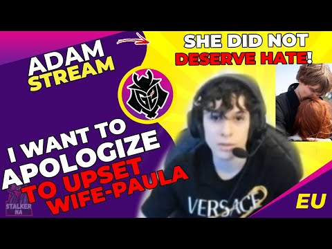 BDS Adam Apologizing To FNC Upset Wife Paula