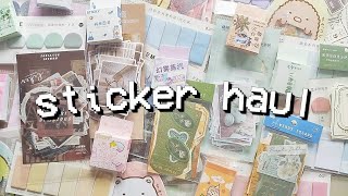 Massive ASMR Sticker Haul | +1000 stickers