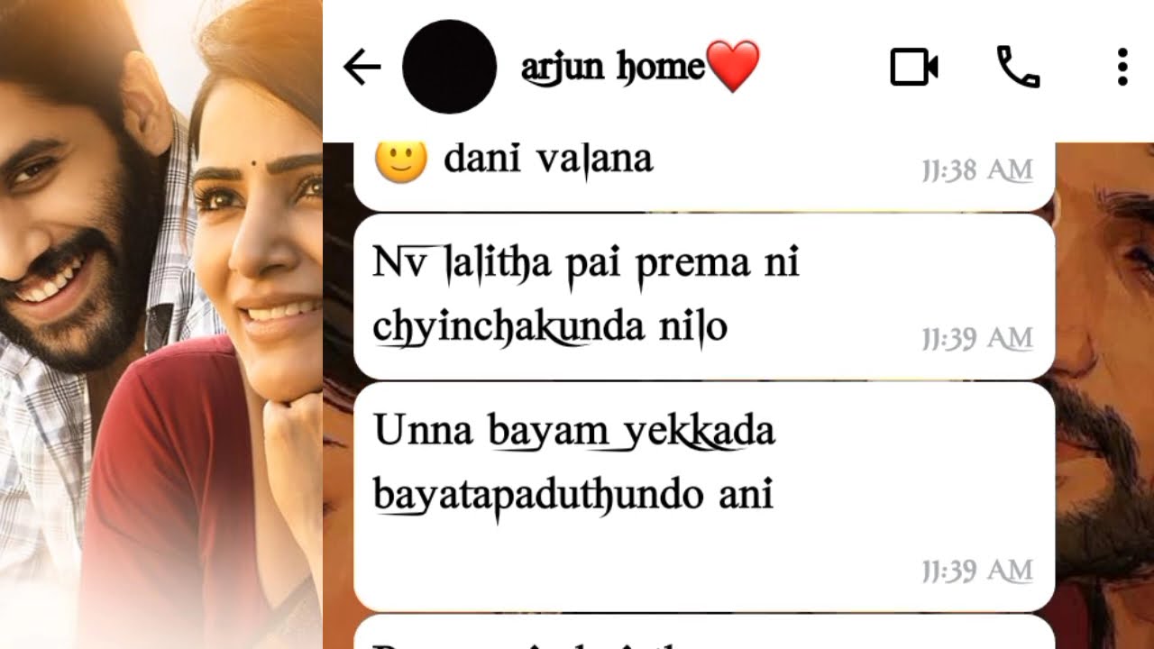 arjun bayam...?😣🥺 || wife husband❤ || love story || chat || love chat || @chinnu816 
