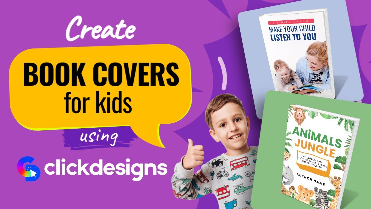 How to Create Stunning Children’s #Book #Covers in Minutes Using #ClickDesigns