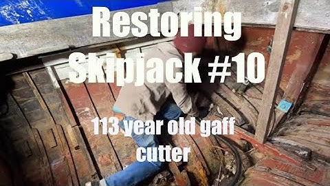 Skipjack pt 10. More deconstruction and a boat to race Tally Ho (Not Skipjack)