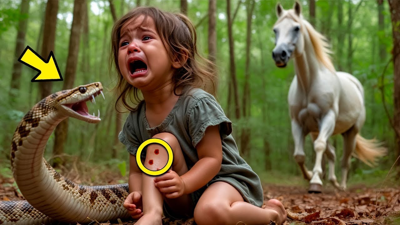 Отец Бросил Дочь, Укушенную Ядовитой Змеей,  Однако Лошадь Стала Свидетелем...