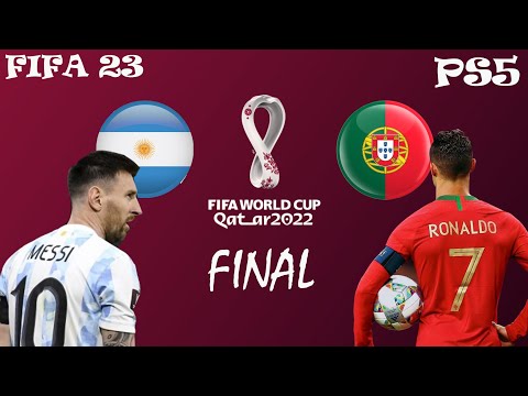 FIFA 23 Аргентина-Португалия Финал Чемпионат Мира Катар 2022 PS5