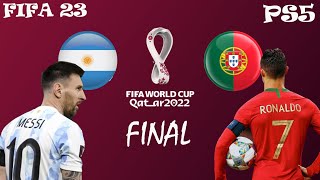FIFA 23 Аргентина-Португалия Финал Чемпионат Мира Катар 2022 PS5