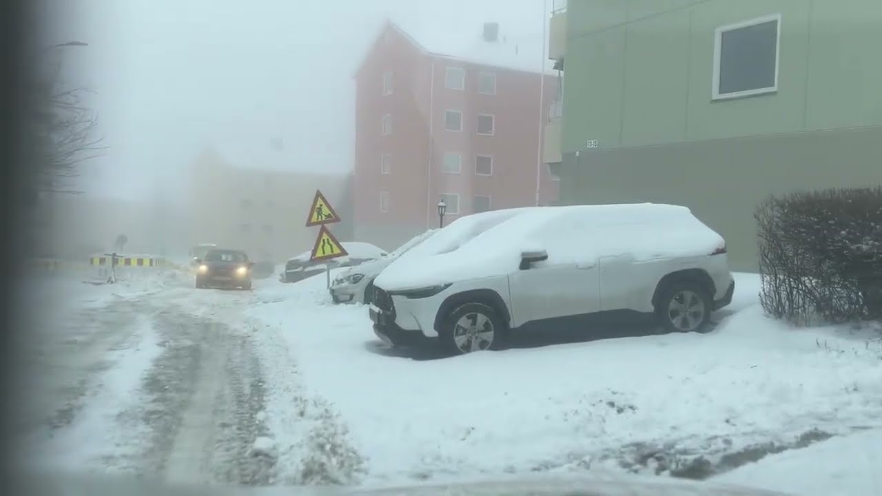 Oslo Norway Winter Driving 🇳🇴 | Snowy Roads & City Traffic – February 21, 2026