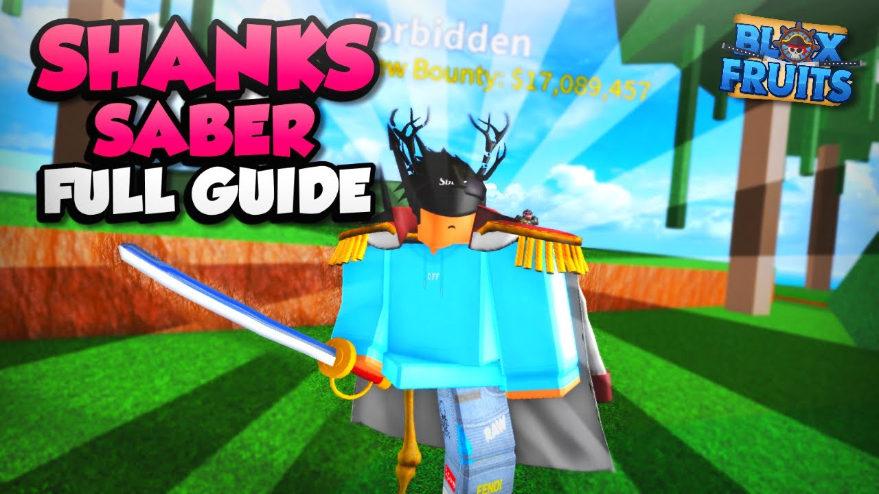 How To Get *SHANK'S SABER* - Full Guide Roblox Blox Fruits 