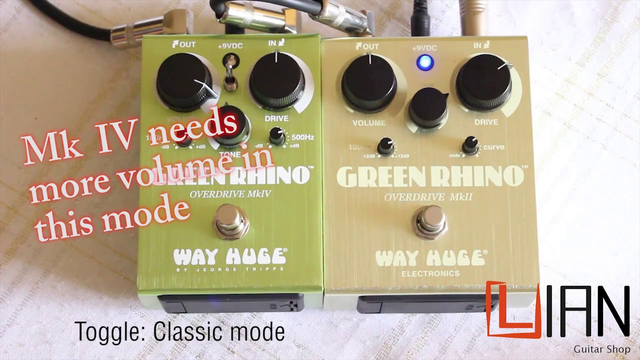 Green rhino Mk2 vs Green Rhino Mk4 Comparison Way huge electronics