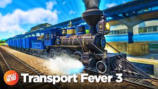 Building My First CARGO Train Line | Transport Fever 3 screenshot 1