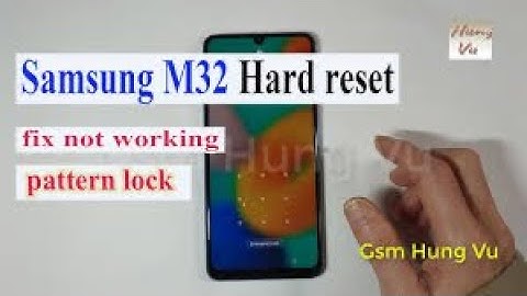 How to Reset Samsung Galaxy M32 - Factory reset and erase all data Samsung M32 Hard reset