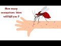 How many mosquitoes bites will kill you