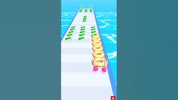 "One Mistake and It All Falls! Bakery Stack Gameplay"#StackingGame #BakeryStack