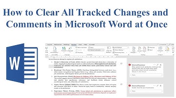 How to Clear All Tracked Changes and Comments in Microsoft Word at Once
