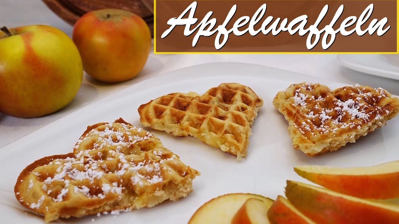 Apfelwaffeln - YouTube