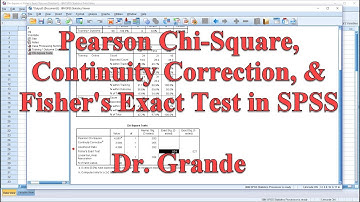Pearson Chi-Square, Continuity Correction, and Fisher