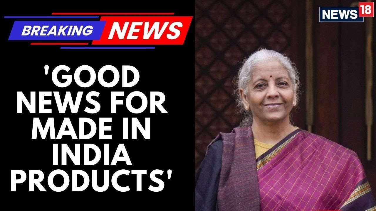 India-U.S Trade Deal | Finance Minister Nirmala Sitharaman Hails Tariff Reduction | PM Modi | News18