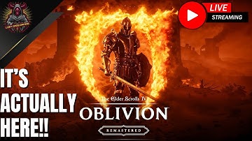 🔴LIVE - FIRST TIME EVER PLAYING OBLIVION! Elder Scrolls IV: Oblivion Remastered Gameplay Part 2