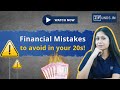 Financial Mistakes to Avoid in Your 20s | Money Mistakes in 20s | Avoid Financial Mistakes in 2023