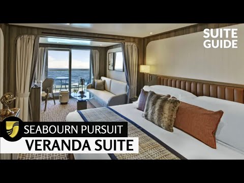 Seabourn Pursuit Veranda Suite walkthrough tour