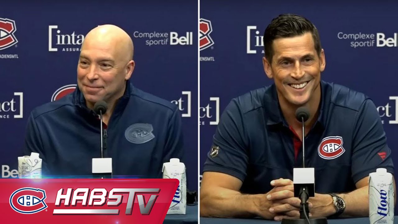 Press conference: Kent Hughes and Vincent Lecavalier