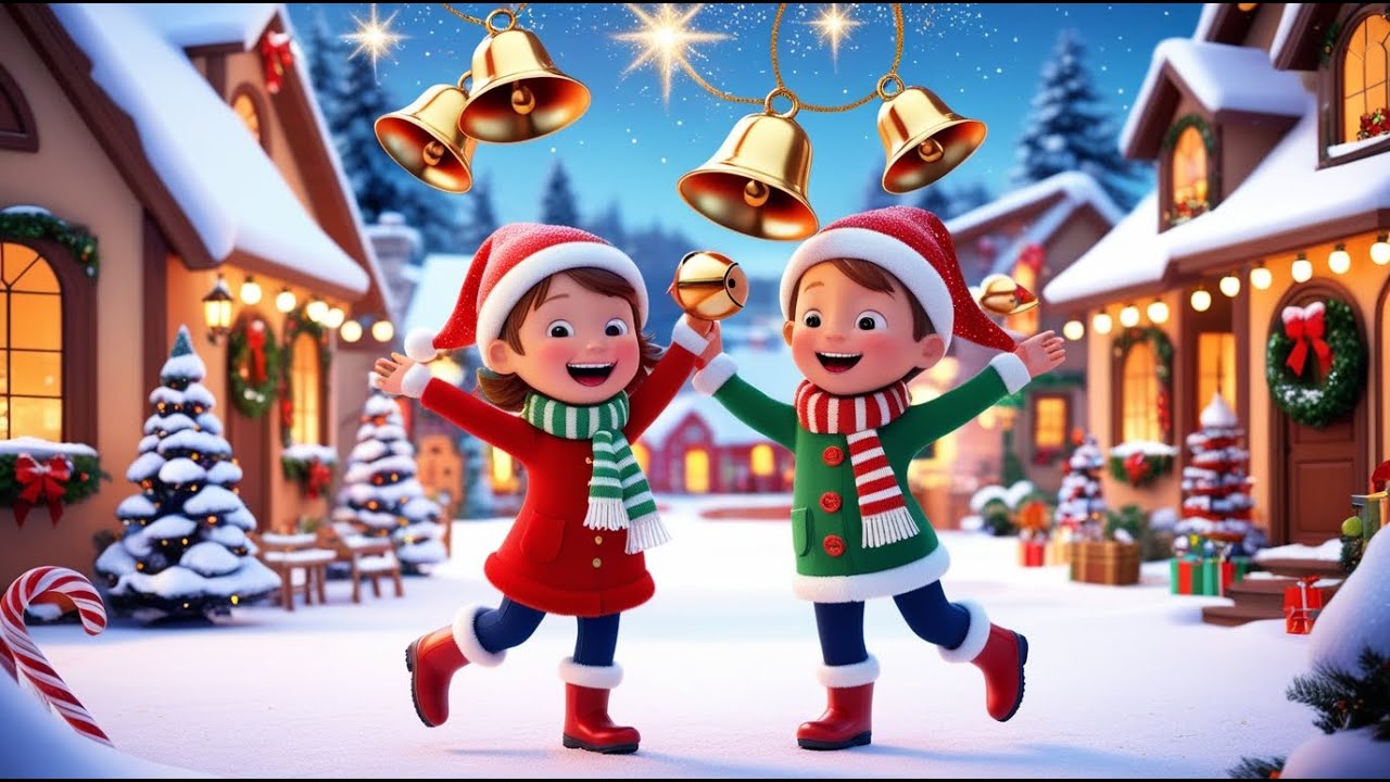 Ding Ding Bells 🎄 | Christmas Song for Kids | Fun Holiday Dance & Sing ...