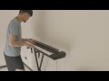 Asian filmmaker explores peaceful mind creativity through keyboard piano freestyle harmony medley cr