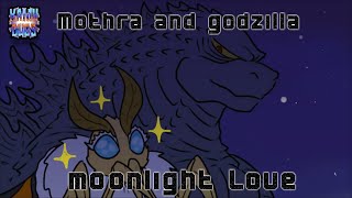 Godzilla KOTM | Mothra and Godzilla's Moonlight Date Night! (Godzilla Comic Dub)