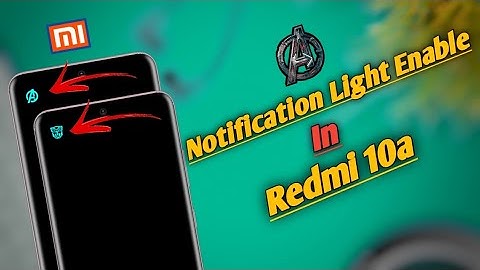How To Enable Notification Light In Redmi 10a | Notification Light Enable In Redmi 10a | Redmi 10a