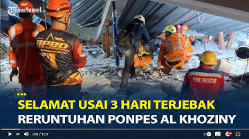 Detik Detik Evakuasi Haikal, Selamat Usai 3 Hari Terjebak Reruntuhan Ponpes Al Khoziny