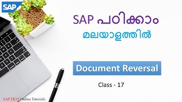Document Reversal in SAP  | Document Reversal | Class - 17