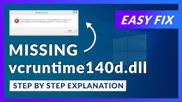 vcruntime140d.dll Missing Error | How to Fix | 2 Fixes | 2021