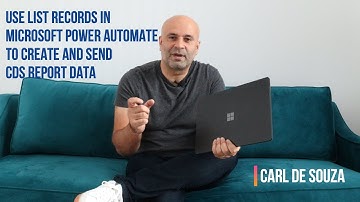 LIST RECORDS in POWER AUTOMATE to Create and Send CDS Report Data | #PowerPlatformTV 001