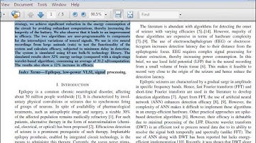 Low Energy Two Stage Algorithm for High Efficacy Epileptic Seizure Detection