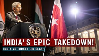 India Vs Turkey | S Jaishankar&#39;s Epic Takedown of Turkey at the UN!  .. || By David