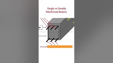Singly vs Doubly Reinforced Beams||#trending #youtube #civilengineering #engineering #construction