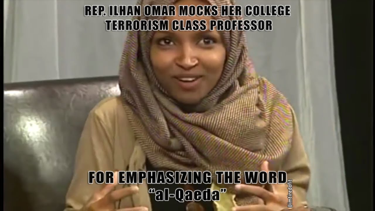Rep Ilhan Omar mocks college professor for emphasizing word "al-Qaeda"