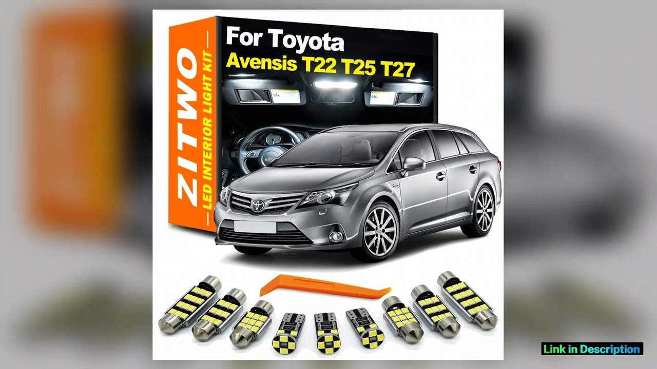 ZITWO Canbus Car LED Interior Light Kit For Toyota Avensis T22 T25 T27 1997 2013 2014 2015 2016
