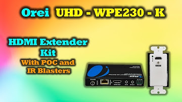 Orei UHD-WPE230-K | 4K HDMI Extender with 230 Foot Range