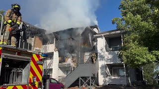 CSFD responds to three-alarm apartment complex fire