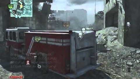 cod mw3 lucky triple kill using MSR in interchange