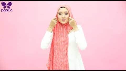 Hijab Tutorial Instant Shawl Single Loop Premium Fiona by Papilio