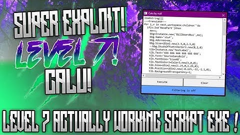 [OMFG] ✅ SUPER ROBLOX HACK/EXPLOIT!!! ✅ | CALU ! | LEVEL 7 LUA C SCRIPT EXE (WORKING)