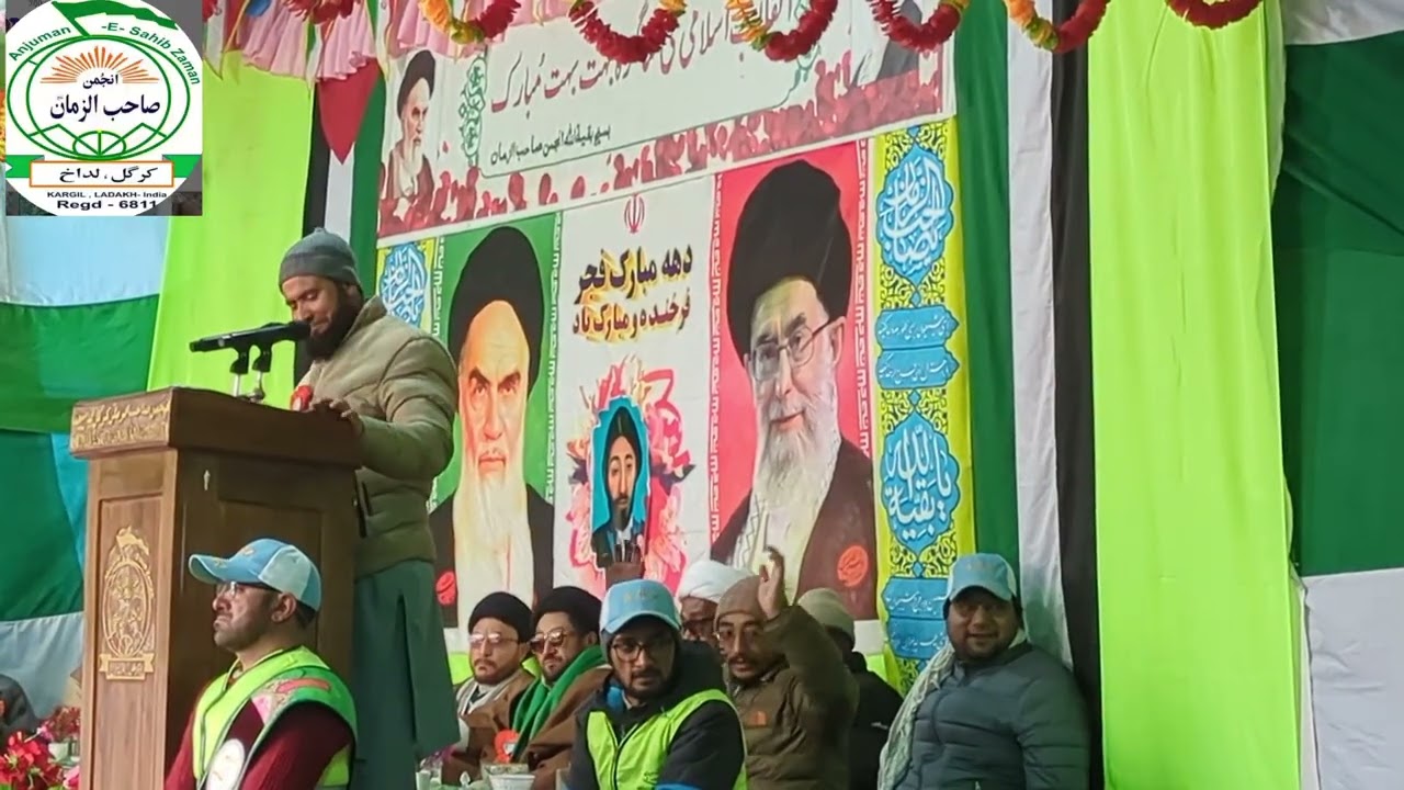 Molana Altaf Hussain drass under the banner for      (A S Z) taisuru 